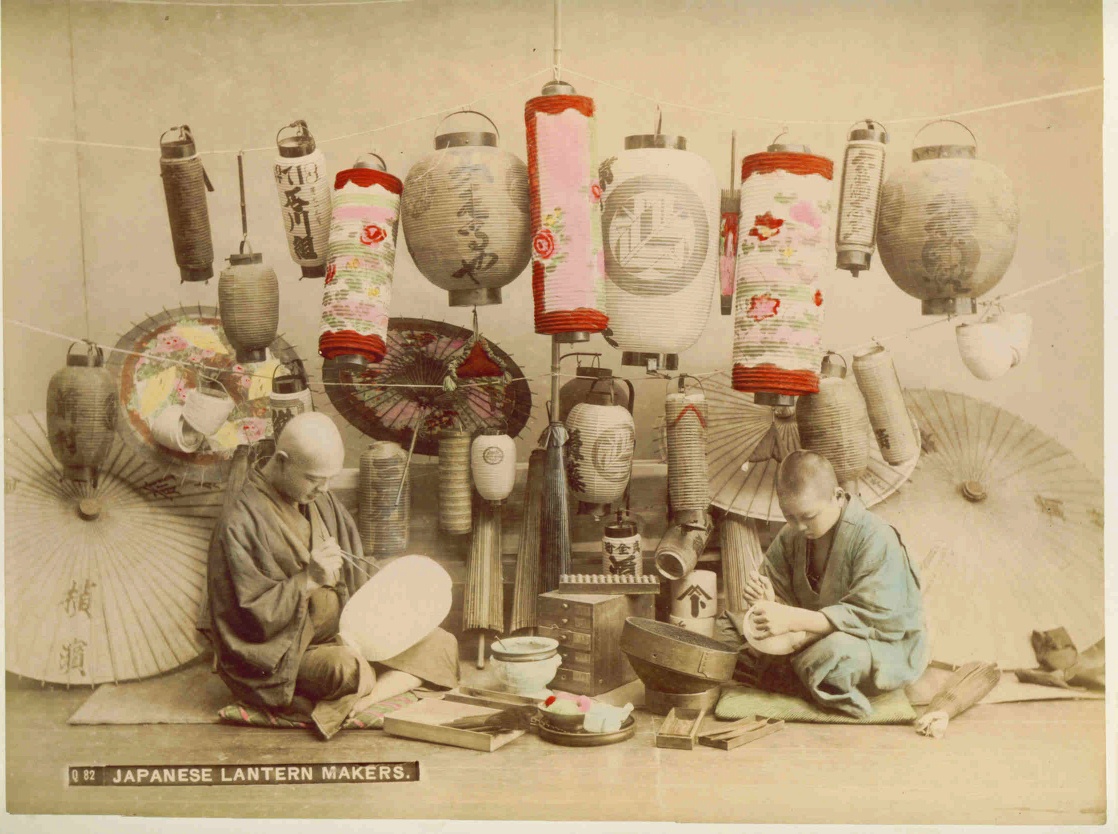 Japanese Lantern Makers Albumen