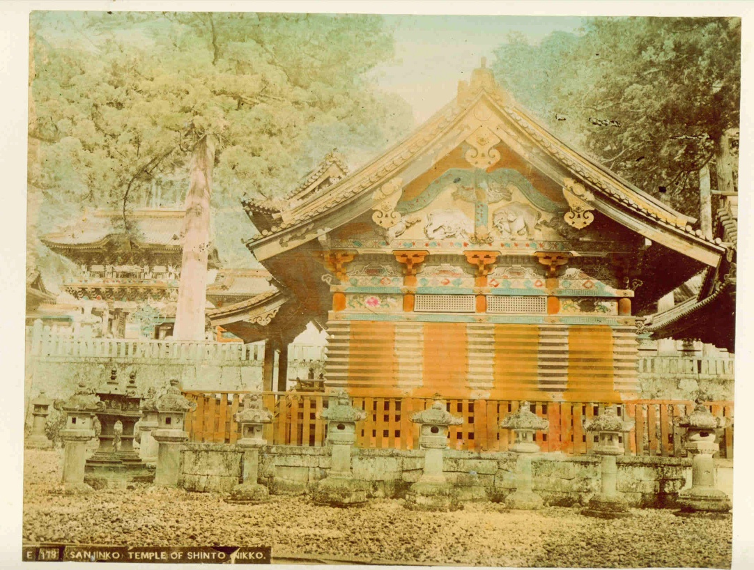 Sanjinko Temple Nikko Albumen